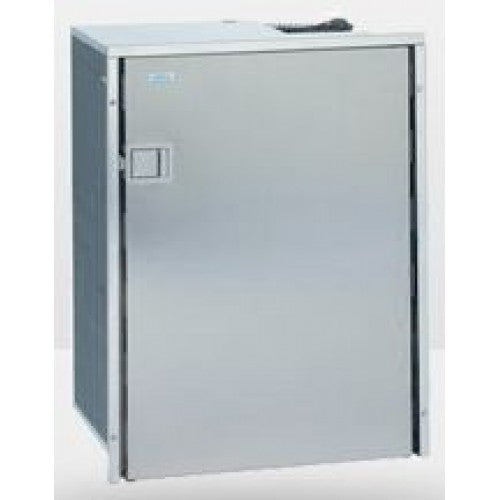 Isotherm CR130 DRINK Inox Stainless Steel Matched Drinks Fridge - 12 or 24 Volts - 130 Litre Fridge Only - Left Hand Door Hinge - 1130BA1NK (381710) - DC Fridge