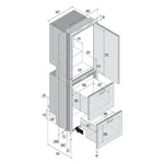 Vitrifrigo DW360 OCX2 DTX 360 Litre Fridge Freezer 051397 - DC Fridge