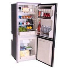 Isotherm Cruise Inox 195 Litre Fridge Freezer Stainless Steel  - CR195 Inox 381717 RH - DC Fridge