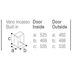 Vitrifrigo C62iX 62 Litre Fridge Freezer Stainless Steel - C62iX 044008- 051581 Vitrifrigo