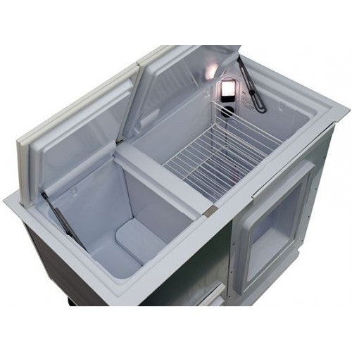Isotherm BI172 DUAL Fridge/Freezer Combo - 172 Litre Built-in Top Loading Fridge-Freezer - (BI172 DUAL) - DC Fridge