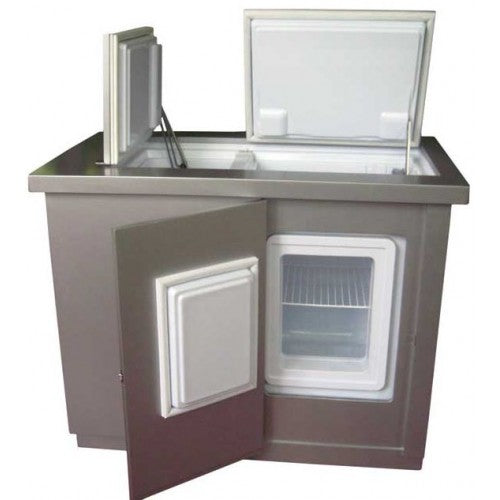 Isotherm BI172 DUAL Fridge/Freezer Combo - 172 Litre Built-in Top Loading Fridge-Freezer - (BI172 DUAL) - DC Fridge