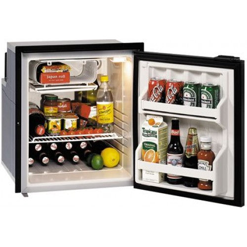 Isotherm CR65 Cruise Grey Line Fridge/Freezer - 12 or 24 Volt - 61L Marine Fridge with 4L Freezer - Grey Door - 381673 (C065RBABG11111AA) - DC Fridge