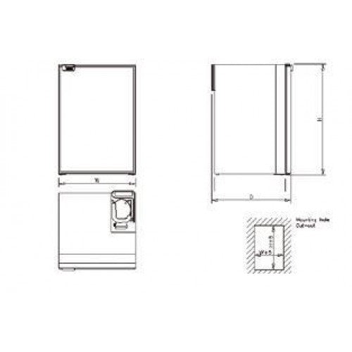 Isotherm Cruise 90 Litre Freezer only - CR90F 381754 - DC Fridge