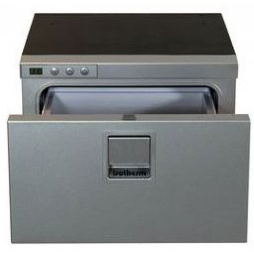 Isotherm DR16 Cruise Draw Fridge or Freezer - 16 Litre with Silver Door - DR16 INOX (DEL16SDC) - DC Fridge