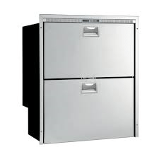 Vitrifrigo DW180DTX 2-Drawer 64 Litre Fridge plus 80 Litre Freezer - Flush Frame with Slam Lock