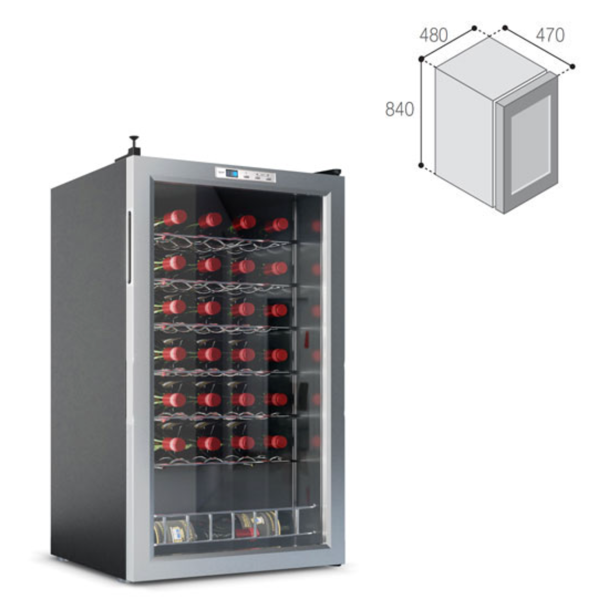 Vitrifrigo - DCW95 Winecellar - DC Fridge