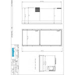 Isotherm CR195 Cruise Grey Line Upright Fridge/Freezer - 130L Fridge with 65L Freezer - (1195BB7CA) - DC Fridge