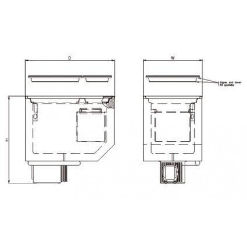 Isotherm BI 29 Litre - 29 Litre Build-in Top Loading Fridge or Freezer - Dual Lid (3029BB2D) - DC Fridge