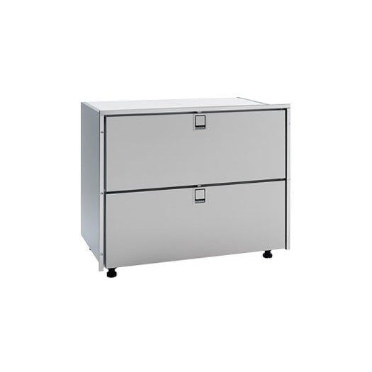 Isotherm 190 Litre 2-Drawer Stainless Steel 12 or 24 Volt & 240 VAC - DR190 3190BA7C - DC Fridge