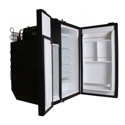 Nova Kool RFS7501 12-24 Volt 212L Two Door Marine Fridge/Freezer Suitable for Boats, Caravans, Motorhomes and RVs (RFS7501) - DC Fridge