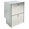 Isotherm DR160 Inox Light Stainless Steel Two Drawer Freezer Only - 155 Litre (3160BC1C)