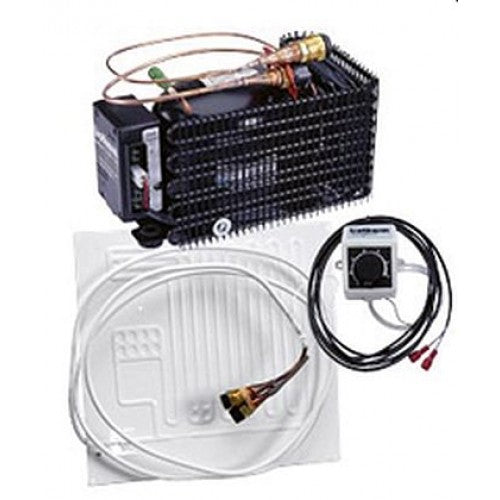 Isotherm Compact GE150 Classic Air Cooled Marine Refrigeration - DIY Build In Kit - Flat Evaporator Plate - DC Fridge