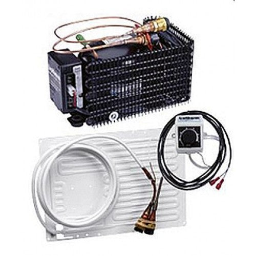 Isotherm Compact GE80 Classic Air Cooled Marine Refrigeration - DIY Build In Kit - Flat Evaporator Plate - DC Fridge