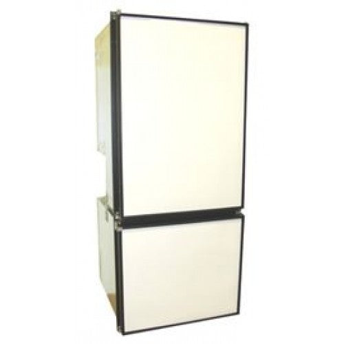 Nova Kool RFU6809 12-24 Volt - 173L - Upright Marine Fridge/Freezer - Danfoss BD50F Compressor - Suitable for Boats, Caravans, Motorhomes and RVs (RFU6809) - DC Fridge